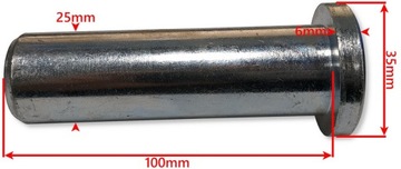 КРЕПЛЕНИЕ ПРИВОДА УШИНА, ШПИНА диаметром 25