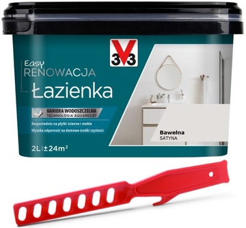 Farba RENOWACYJNA DO PŁYTEK 2L V33 BAWEŁNA