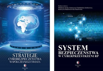 2 książki CYBERBEZPIECZEŃSTWO W POLSCE I NA ŚWIECIE - Pakiet PROMOCYJNY