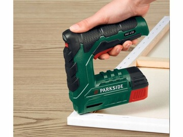АККУМУЛЯТОР PARKSIDE PAT 4 D5 СТЕПЛЕР + СКОБЫ + ГВОЗДИ
