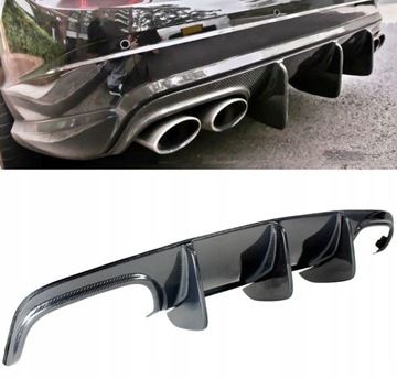 MERCEDES C63 AMG W204 УГЛЕРОДНЫЙ ДИФФУЗОР БАМПЕРА