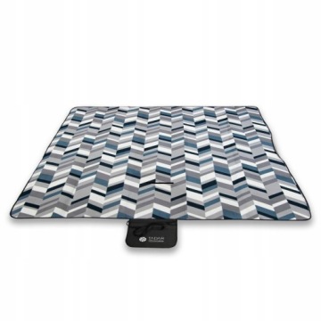 Флисовое одеяло для пикника с утеплителем 200 x 200 см - квадратное