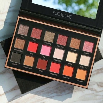 ПАЛИТРА ТЕНЕЙ ДЛЯ ВЕК МАКИЯЖ ГЛАЗ НАБОР ДЛЯ МАКИЯЖА ИЗ 18 ЦВЕТОВ ВОДОНЕПРОНИЦАЕМЫЙ