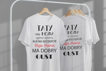 ФУТБОЛКА ДЕНЬ ОТЦА ОТЕЦ МАМА ХОРОШИЙ ВКУС XL КАЧЕСТВО