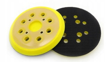 Dysk szlifierski talerz na rzep stopa 125mm 8H + Przekładka gąbkowa 10mm