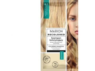 MARION Recolored Szampon koloryzujący nr 8.3 Miodowy blond 35 ml
