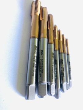 FANAR Zestaw gwintowników maszynowych M3-M12 TIN