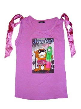 BLUZKA GARFIELD TUNIKA KOT GARFILD T-shirt KOKARDY