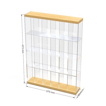 Полка-витрина для фигурок. Акриловый декоративный прилавок.