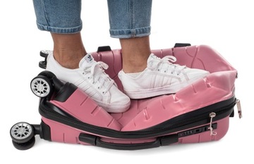 ДОРОЖНЫЙ ЧЕМОДАН СРЕДНЕГО XL RGL БАГАЖ ИЗ ПОЛИПРОПИЛЕНА С ДВОЙНЫМИ ПОВОРОТНЫМИ КОЛЕСАМИ