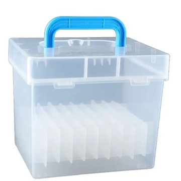 80 Slot Plastic Carrying Marker Case Holder Storage Organizer Box for