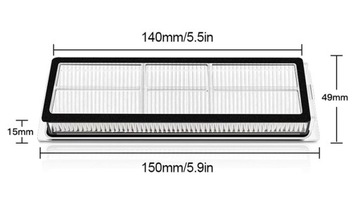 ZESTAW SZCZOTKI FILTRY DO XIAOMI Mi Robot Vacuum Mop 2 1C 2C 1T STYTJ01ZHM