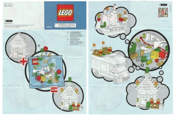 Набор Лего Лунный Новый год из 124 деталей.