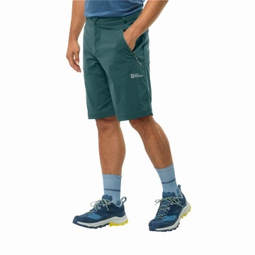 Krótkie spodenki męskie Jack Wolfskin GLASTAL emerald 52