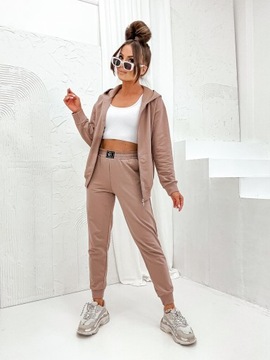 ХЛОПКОВЫЙ КОМПЛЕКТ СПОРТИВНЫЙ КОСТЮМ, СВИТШОТ, КАПЮШОН, XL