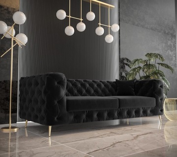 Sofa Boston Chesterfield Pikowana Wygodna VeroLux
