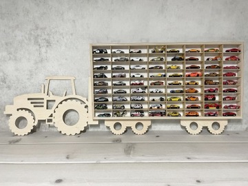 НОВАЯ полка TRAKTOR с 72 пружинами Hot Wheels