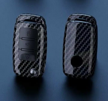ETUI NA KLÍČEK CASE VW GOLF 4 5 6 PASSAT B5 B6 B7 POLO SKODA SEAT CARBON