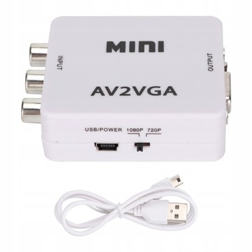 GANA 480P AV - VGA VIDEO CONVERTER ADAPTER WIDEO