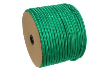 LINA POLIPROPYLENOWA 8MM / 50M ZIELONA ŻEGLARSKA