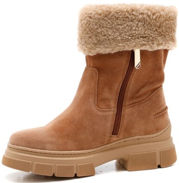 Tommy Hilfiger buty Warm Lining Suede Low Boot brązowy 39