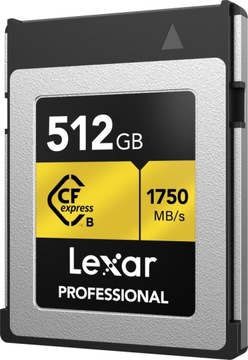 Lexar CFexpress Type B Pro Gold R1750/W1000 512 ГБ