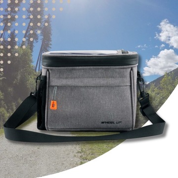 Велосумка на передний руль, мужская сумка через плечо, 4,2 л, SOLID