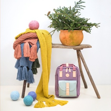 Plecak Himawari No. 28 Cupcake S - jasny różowy | damski tr20329