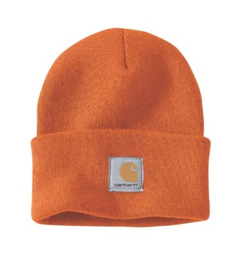 Ciepła Zimowa Czapka marki Carhartt / Legendarne Beanie / Heather Grey