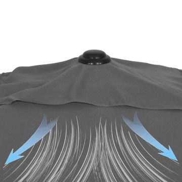 БОЛЬШОЙ СКЛАДНОЙ САДОВЫЙ ЗОНТ СЕРЫЙ СКЛАДНОЙ БАЛКОННЫЙ 240см С РУЧКОЙ, ЖИДКИЙ