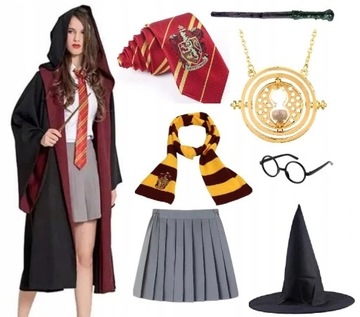 HARRY POTTER HERMIONA STRÓJ RÓŻDŻKA KRAWAT