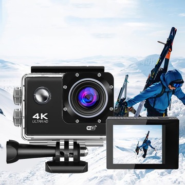 ВОДОНЕПРОНИЦАЕМАЯ СПОРТИВНАЯ КАМЕРА С НАБОРОМ АКСЕССУАРОВ