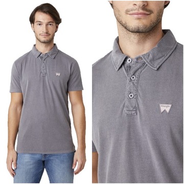 WRANGLER SS MĘSKA KOSZULKA POLO LOGO M