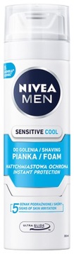 NIVEA MEN SENSITIVE Pianka do golenia męska chłodząca bez alkoholu 200ml