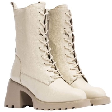 Buty botki WONDERS G-6704 Wild Cream R.42