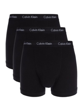 CALVIN KLEIN BOKSERKI 3 PACK CZARNE U2662G XWB S