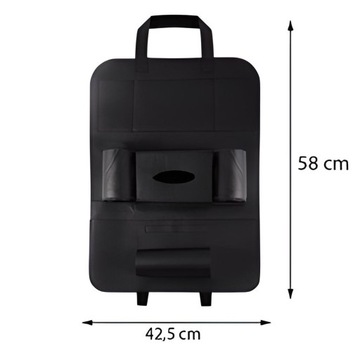 ОРГАНАЙЗЕР АВТОКРЕСЛА, ЗАЩИТА ИЗ ЭКО-КОЖИ