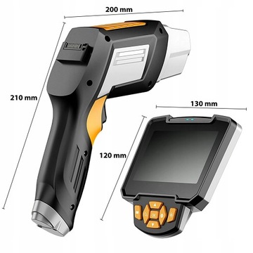 ЭНДОСКОПНАЯ КАМЕРА ДЛЯ ПРОВЕРКИ 1M 4,3 ДЮЙМА 8 ММ FHD