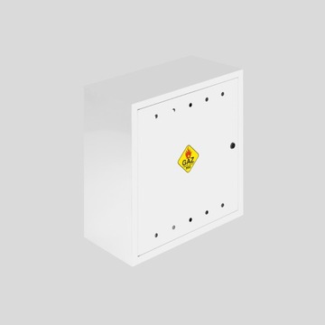 ГАЗОВЫЙ ШКАФ 80x60x25 СЕРЫЙ