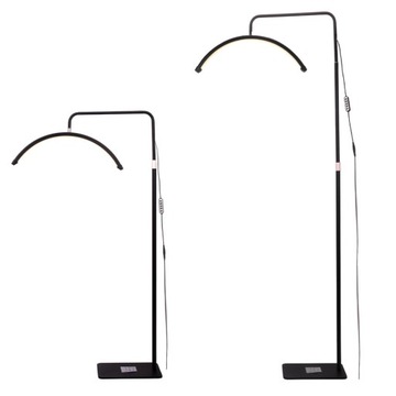 КОСМЕТИЧЕСКАЯ ЛАМПА ДЛЯ НАРАЩИВАНИЯ РЕСНИЦ И ТАТУАЦИИ ARC LED 36Вт торшер ЧЕРНЫЙ