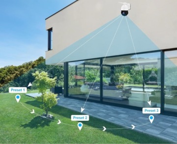 WIFI КАМЕРА ШИРОКОГО НАБЛЮДЕНИЯ С ФУНКЦИЕЙ МОНИТОРИНГА 5MPx