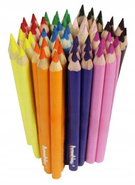 KREDKA BAMBINO GRUBA TRÓJKĄTNA POMARAŃCZOWA