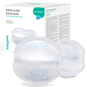 BabyOno WKŁADKI LAKTACYJNE NIGHT & DAY ultrachłonne 40 szt