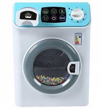 БОЛЬШАЯ АВТОМАТИЧЕСКАЯ СТИРАЛЬНАЯ МАШИНА С ПОДВИЖНЫМ БАРАБАНОМ, 4 ПРОГРАММЫ, СВЕТ, ЗВУК