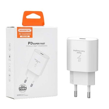 SZYBKA ŁADOWARKA USB-C SIECIOWA 20W KOSTKA MOCNA