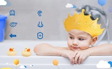 МОСТИКИ ДЛЯ МЫТЬЯ ШАПОЧКА ДЛЯ ДУША С КОЗЫРКОМ ДЛЯ ДЕТЕЙ