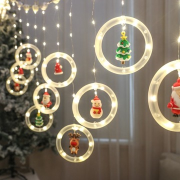 Iluminacja świąteczna napis świąteczny 101 - 200 lampek 6 W
