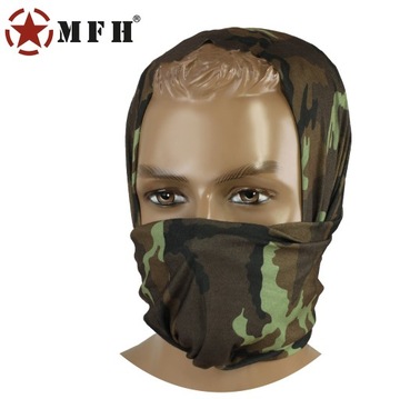 БАНДАНА БАЛАКЛАВА ДЫМОХОД MFH M95 ЧЕШСКИЙ КАМУФЛЯЖ