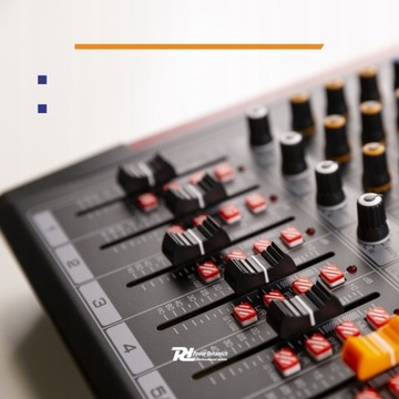 6-канальный сценический микшер DSP/BT + кабель XLR/RCA