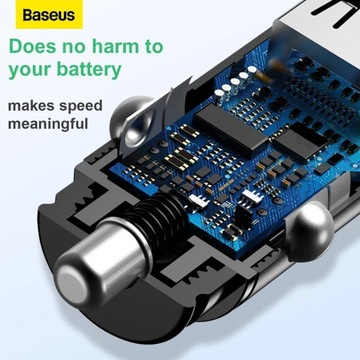 Автомобильное зарядное устройство Baseus Quick Charge 4.0 USB QC4.0 QC3.0 QC SCP 5A PD Type C